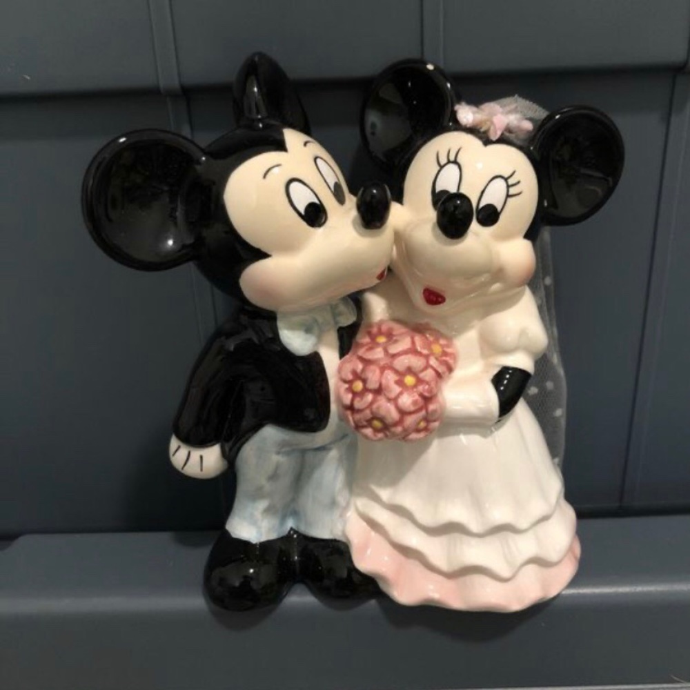 Disney Mickey Minnie Wedding Figurine/Cake Topper